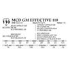 Image 1 : MCD GM EFFECTIVE 110