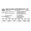 Image 1 : MCD GM CONFIDENCE 153