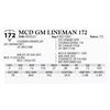 Image 1 : MCD GM LINEMAN 172