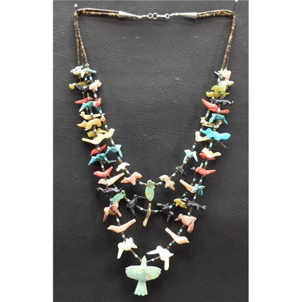 ZUNI INDIAN FETISH NECKLACE