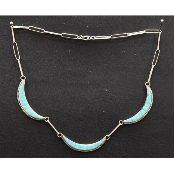 ZUNI INDIAN NECKLACE (OWEN ROSE BOBELU )
