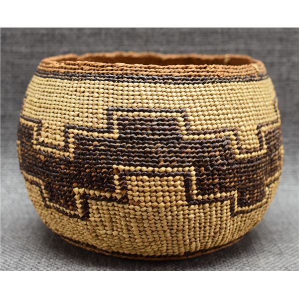 HUPA INDIAN BASKETRY BOWL