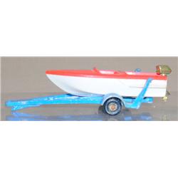Red & White Boat w/ Motor & trailer #9 BPW