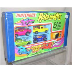 Matchbox Rola-Matics Car Case w/ 5-vehicles