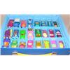 Image 1 : Lot of approx 24 mostly 1970's Vehicles w/ carrying Case--most in near mint condition, case has wear