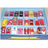 Image 1 : Lot of approx 24 mostly 1970's Vehicles w/ carrying Case--most in near mint condition, case has wear