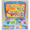 Image 1 : Lot of approx 24 mostly 1970's Vehicles w/ carrying Case--most in near mint condition, case has wear
