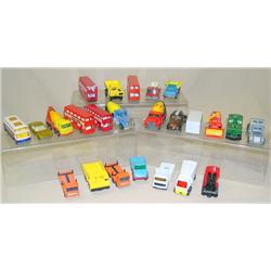 Lot of approx 24 Mostly 1970's Vehicles--most in Near mint condition