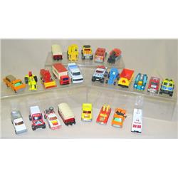 Lot of approx 24 Mostly 1970's Vehicles--most in Near mint condition