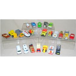 Lot of approx 24 Mostly 1970's Vehicles--most in Near mint condition