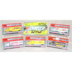 Lot of 6 Racing Semis