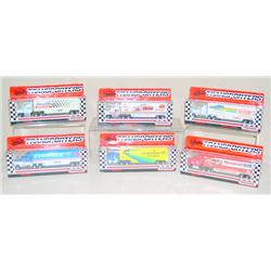 Lot of 6 Racing Semis