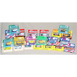 Large Lot of Sport & College Advertising Sedan Vehicles and Race Cars