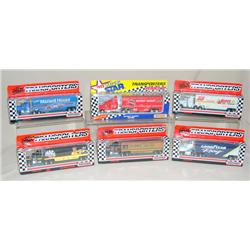 Lot of 6 Racing Semis