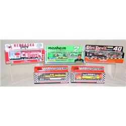 Lot of 5 Racing Trucks