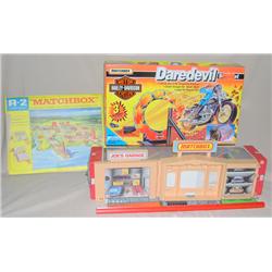 Lot of Playsets--Daredevil, Joe's Garage, and other misc
