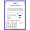 Image 2 : Genuine 13.01 ctw Green Amethyst & Diamond Necklace 14KT Rose Gold - REF-45P3H