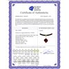 Image 2 : Genuine 15.26 ctw Ruby & Diamond Necklace 14KT Yellow Gold - REF-49K8V
