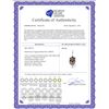 Image 2 : Genuine 1.06 ctw Amethyst & Peridot Necklace 14KT Rose Gold - REF-25V3W