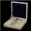 Image 1 : 19th Century Mother-of-Pearl Cribbage Box