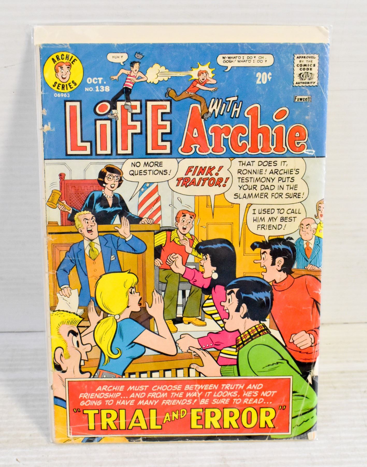 ARCHIE COMICS LIFE WITH ARCHIE 20 CENTS #138