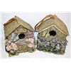Image 1 : DECORATIVE BIRDHOUSES- SET OF 2
