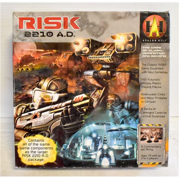 RISK 2210 A.D. BOARDGAME