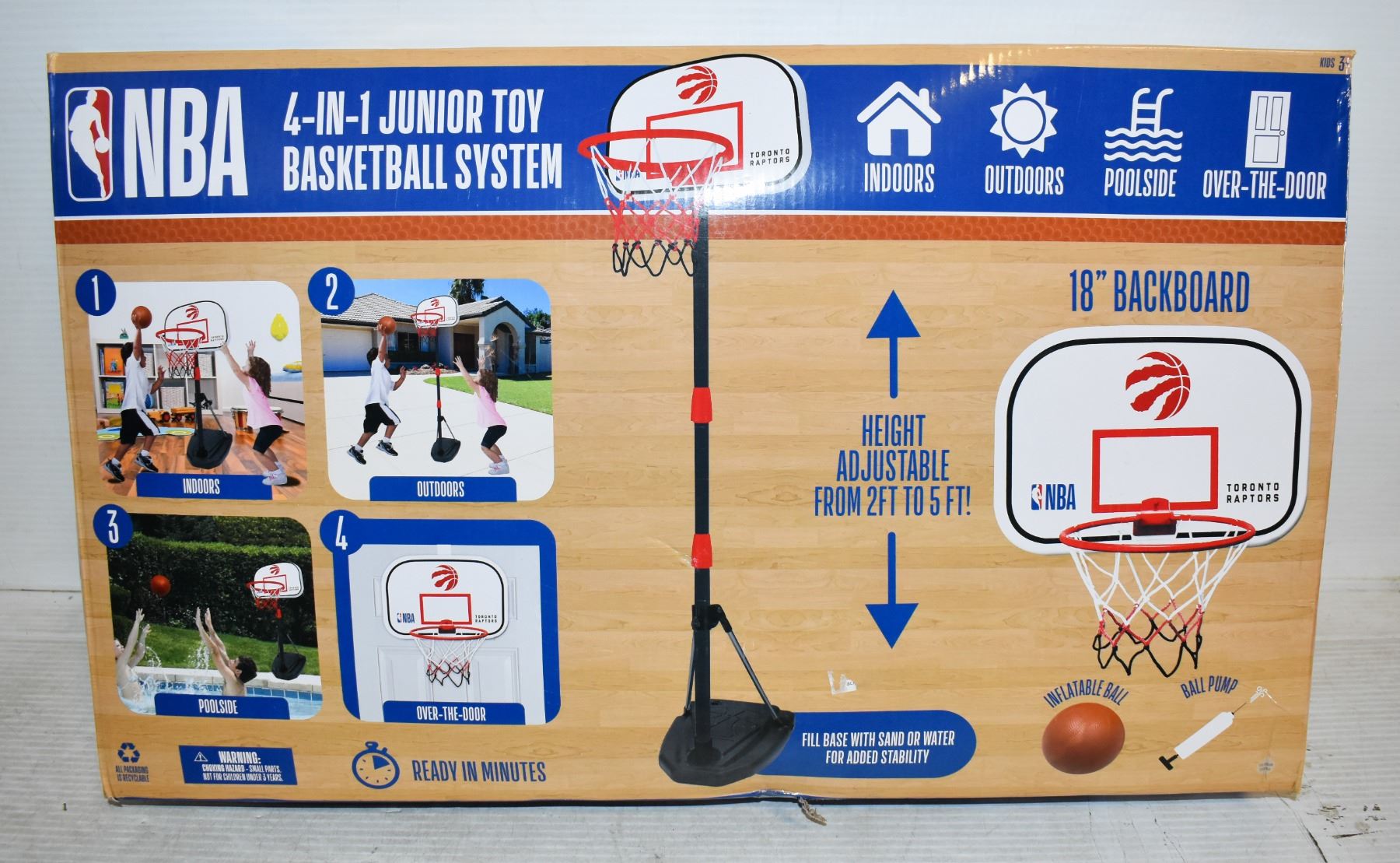 Nba Basketball System NBA 4 IN 1 JUNIOR BASKETBALL SYSTEM