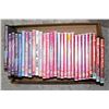 Image 1 : FLAT OF 28 KIDS BARBIE AND MONSTER HIGH DVDS