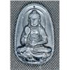 Image 1 : #44-NATURAL BLACK OBSIDANT PENDANT BUDDHIS