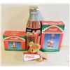 Image 1 : COCA COLA SANTA JUGGLER & WITH BAG FIGURINES
