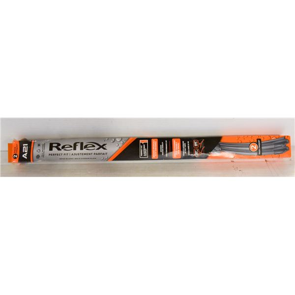 2 PACK OF REFLEX WINDSHEILD WIPPERS  1 X 21",