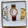 Image 1 : SET OF 3 NEW QUALITY FASHION WATCHES