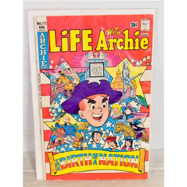 ARCHIE COMICS LIFE WITH ARCHIE 30 CENTS #172