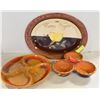 Image 1 : 3 DECORATIVE SERVING PLATTERS
