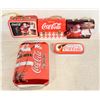 COLLECTION OF 5 SMALL COKE TINS