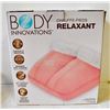 BODY INNOVATIONS FOOT WARMER / MASSAGER