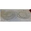 Image 1 : SERVING PLATTERS GLASS 12" DIAMETER 2 COUNT