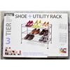 Image 1 : NEW 3 TIER IRON SHOE AND UTILITY RACK