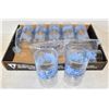 Image 1 : VINTAGE WATER GLASSES 8 COUNT - BLUE FLORAL