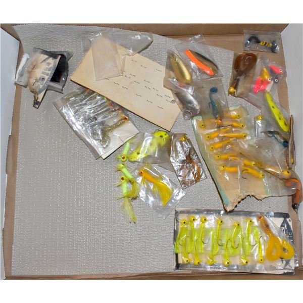 FLAT WITH OVER 70 NEW FISHING LURES -