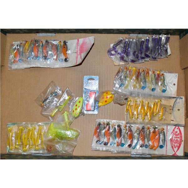 FLAT WITH OVER 75 NEW FISHING LURES AND