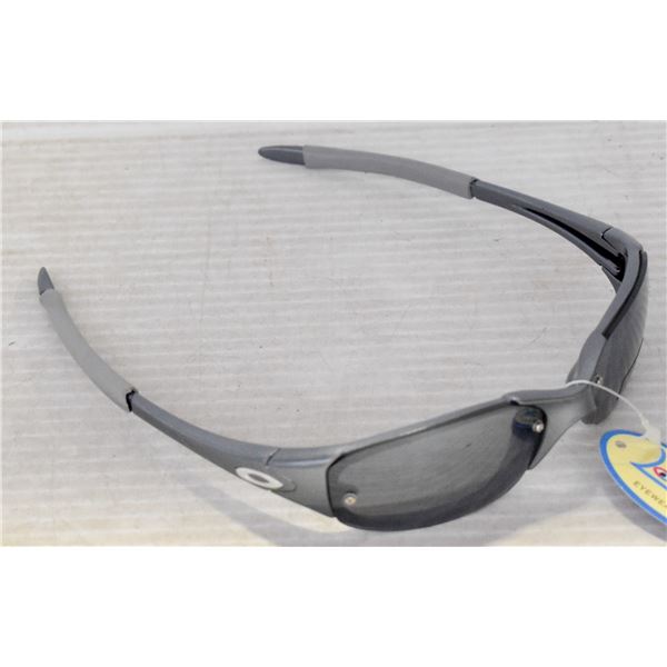 PAIR OF 2 TONE GREY REPLICA OAKLEY SUNGLASSES