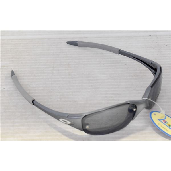 PAIR OF 2 TONE GREY REPLICA OAKLEY SUNGLASSES