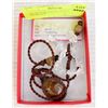 Image 1 : QUARTZ BRACELET AND AMMONITE NECKLACE