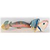 WOOD CARVED FISH COLLECTION