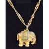 Image 1 : VINTAGE ELEPHANT TRINKETBOX/LOCKET ON GOLD TONE