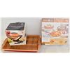 SET OF COPPERCHEF BAKING PANS INCLUDES BROWNIE PAN