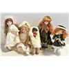 LARGE FLAT OF COLLECTIBLE DOLLS