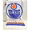 Image 1 : VINTAGE OILERS BEACH TOWEL & GRETZKY COIN